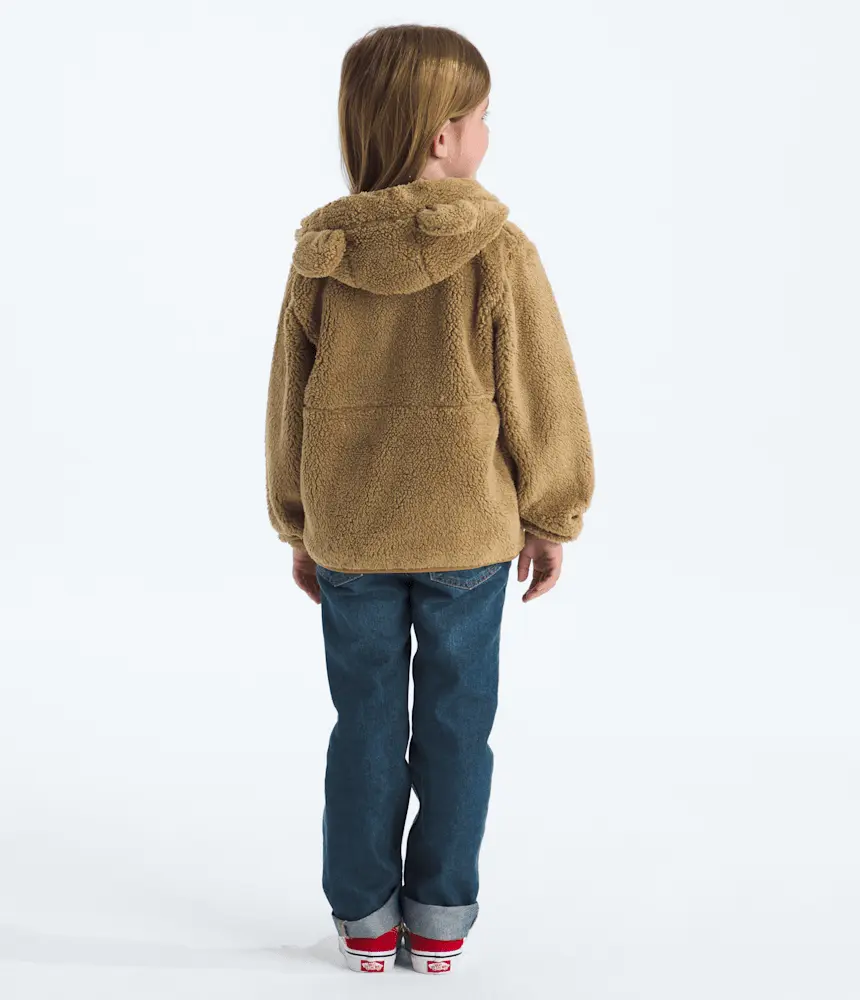 Детская толстовка Campshire с застежкой-молнией The North Face, Teddy Brown — фото 4