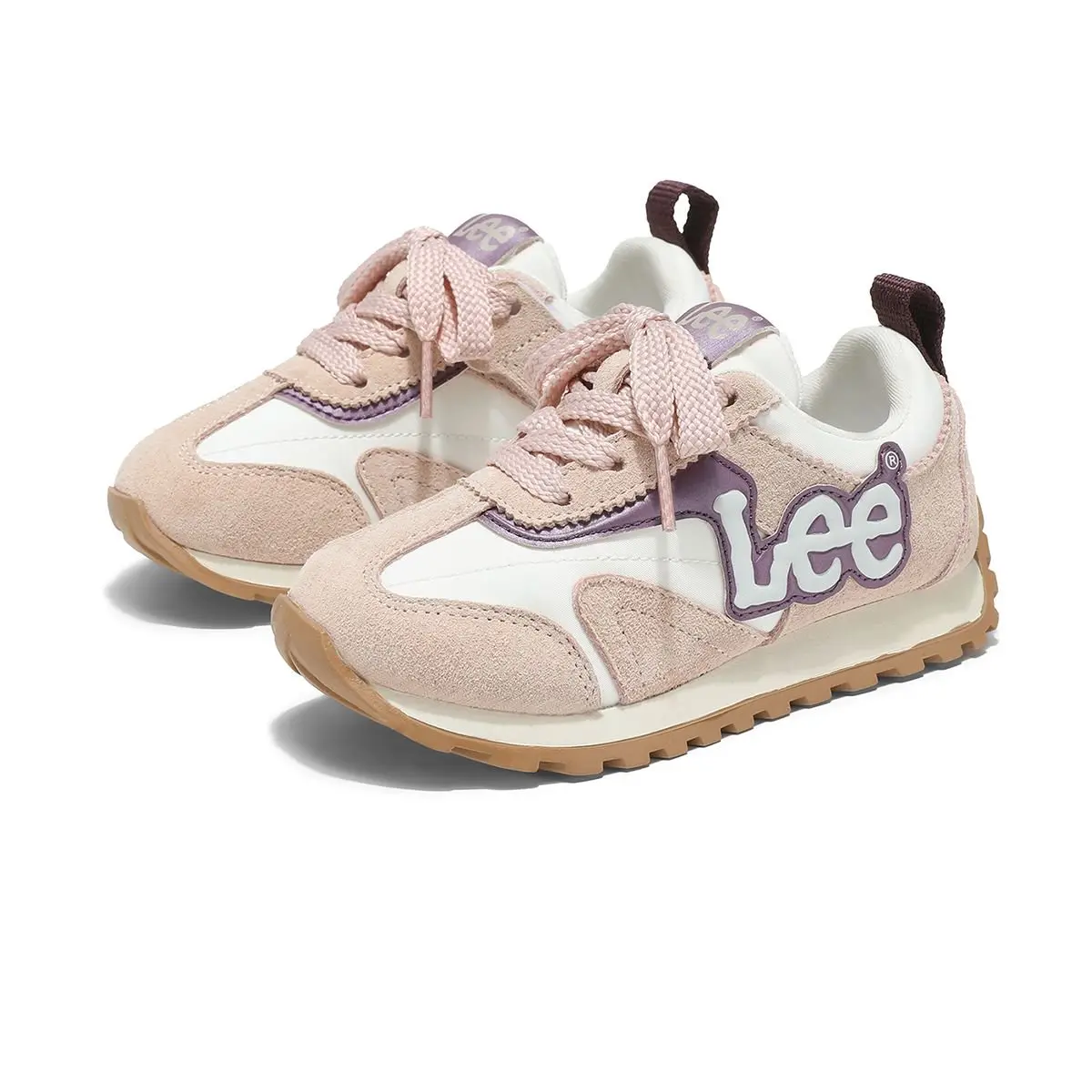 Lee Низкие детские уличные кроссовки pink purple kids' — фото 3