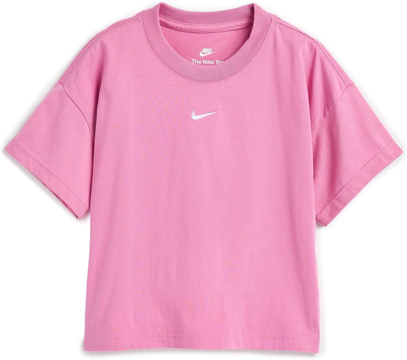 

Футболка Nike Kids Sportswear Essential Boxy T-Shirt, цвет Magic Flamingo