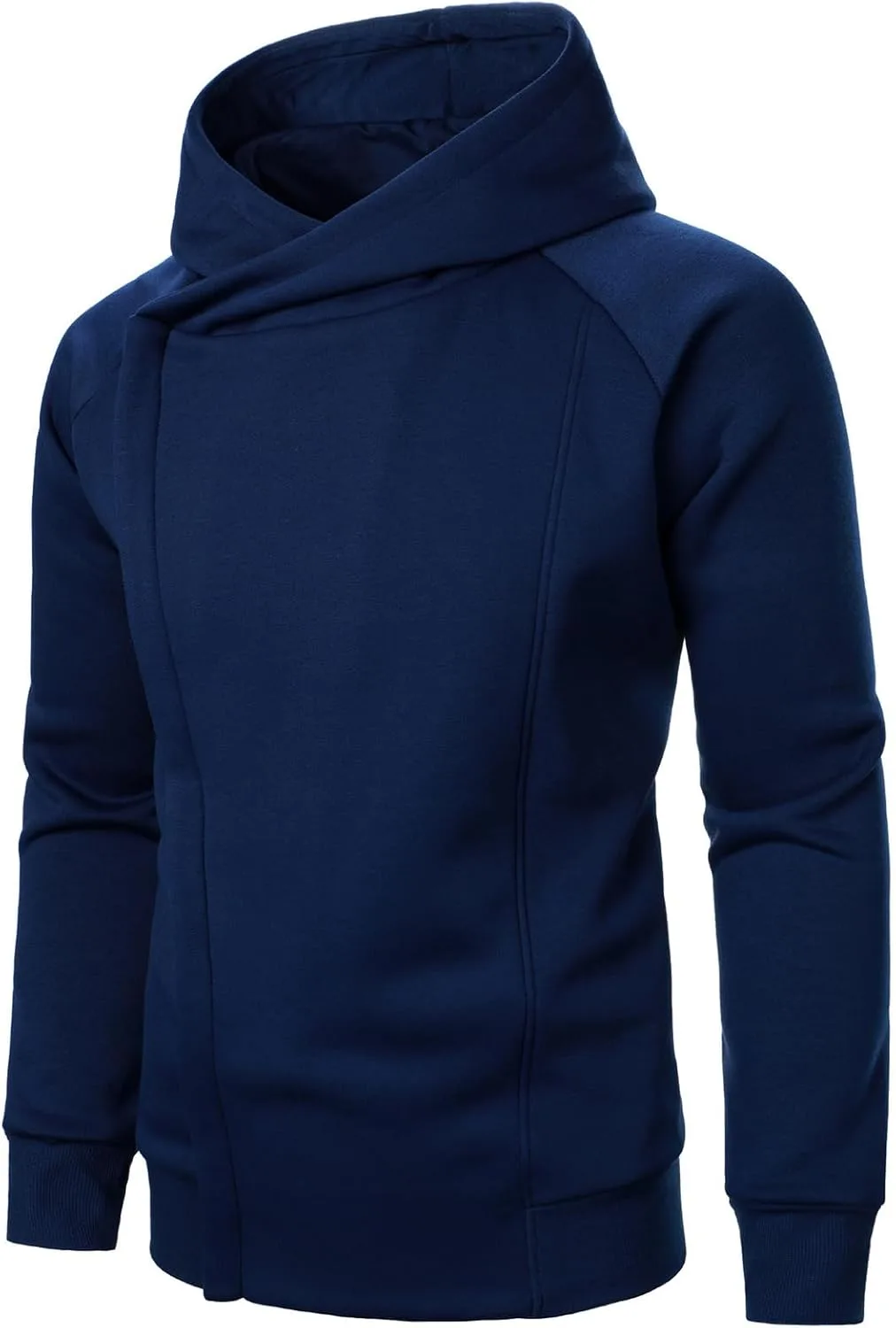 

Толстовка с капюшоном и косой молнией для мужчин Thatrich