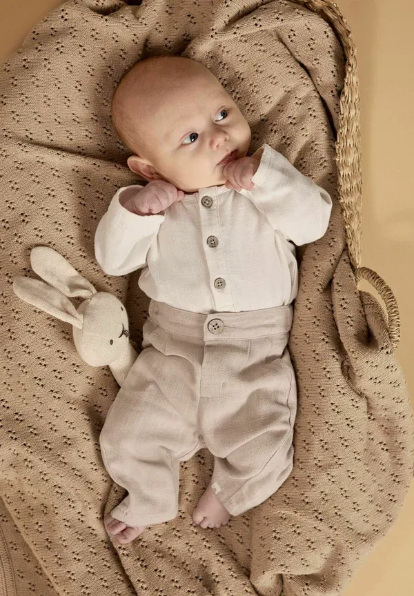 Боди с длинным рукавом Lil' Atelier, кокосовое молоко