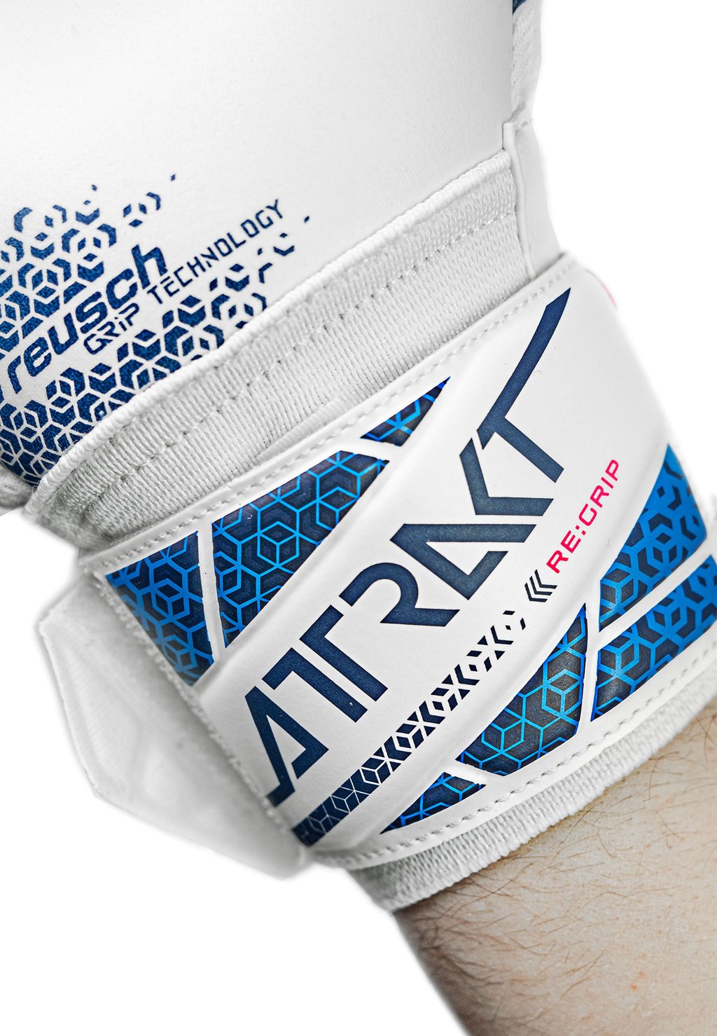 

Вратарские перчатки ATTRAKT REGRIP Reusch, синий