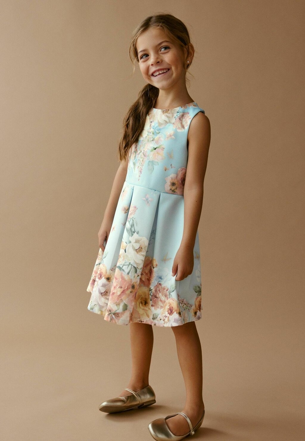 

Летнее платье Back Detail Regular Fit Next, цвет blue renaissance floral