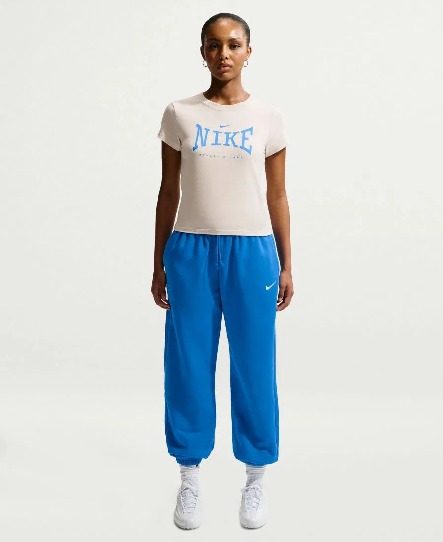 Женская спортивная облегающая футболка Nike, коричневый
