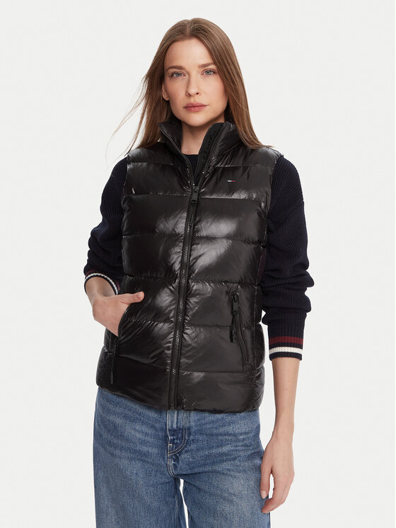 

Утепленный жилет slim fit DW0DW21622 Tommy Jeans, черный