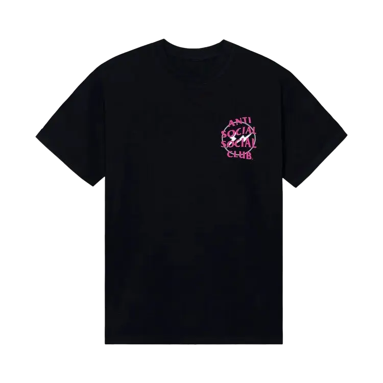

Футболка Anti Social Social Club x Fragment Half Tone 'Black/Pink', черный