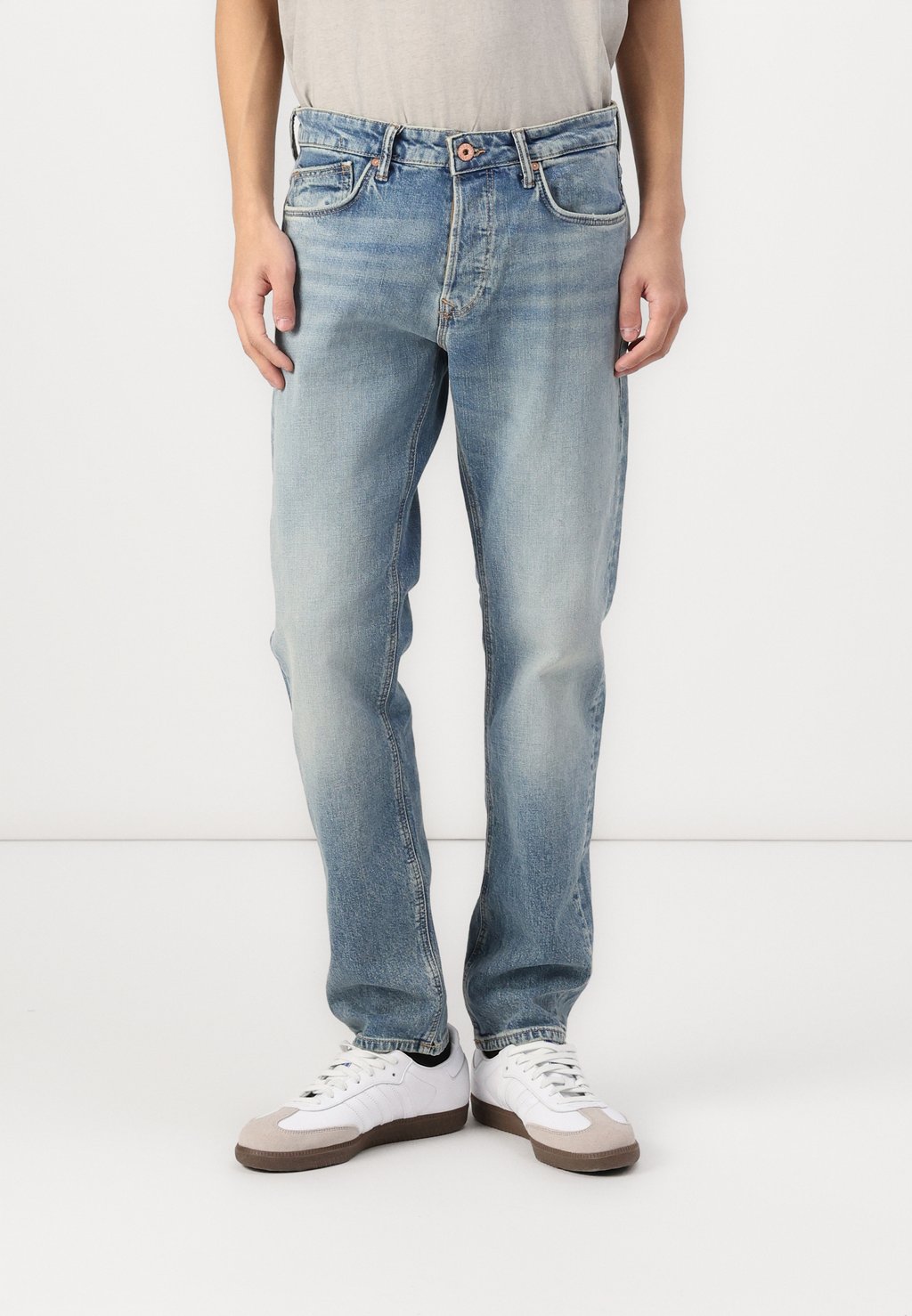 

Зауженные джинсы Jack & Jones, синий деним