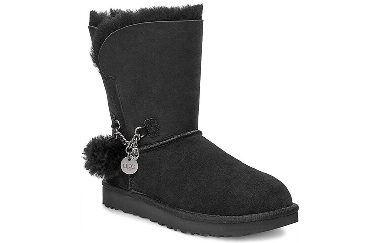 Ботинки женские UGG Classic Mini Charms, черный — фото 3