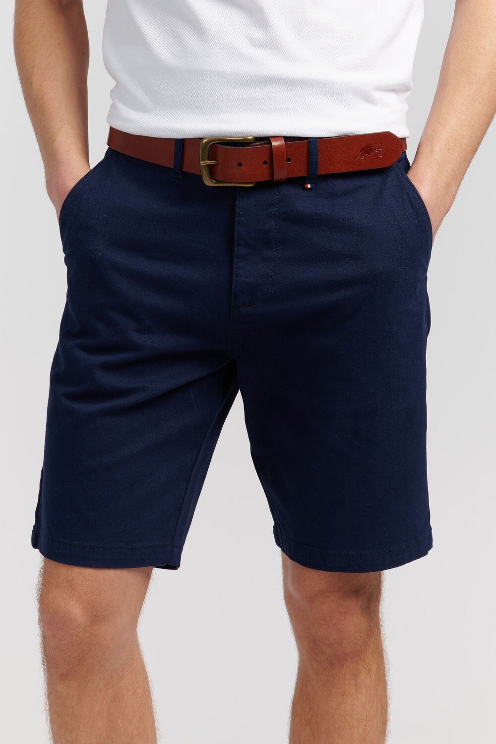 

Брюки-чиносы Heritage Shorts U.S. Polo Assn, синий