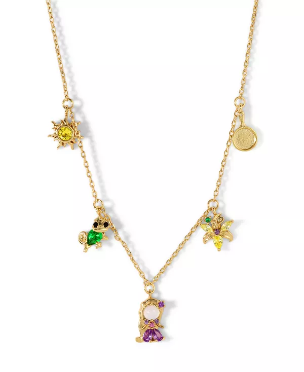 

Ожерелье Disney с разноцветными подвесками-загадками Girls Crew, gold