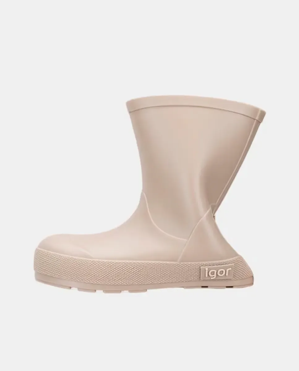 Однотонные водонепроницаемые ботинки с матовой отделкой, концепция barefoot medium Igor, Natural — фото 2