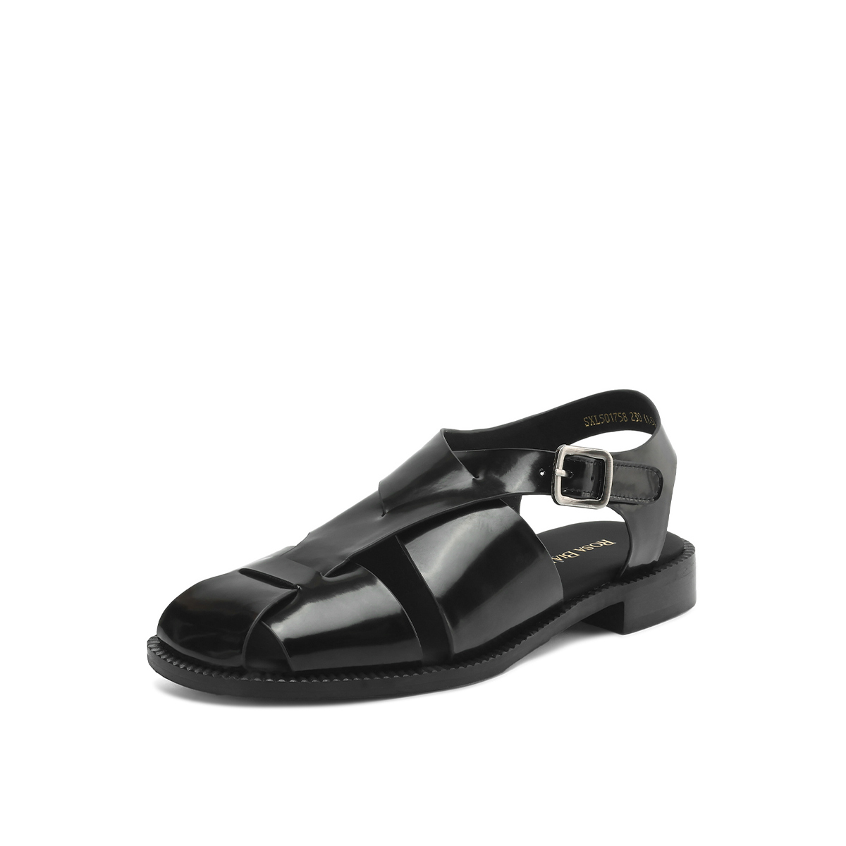 Rosa Bianca Римские сандалии женские черные, цвет Black