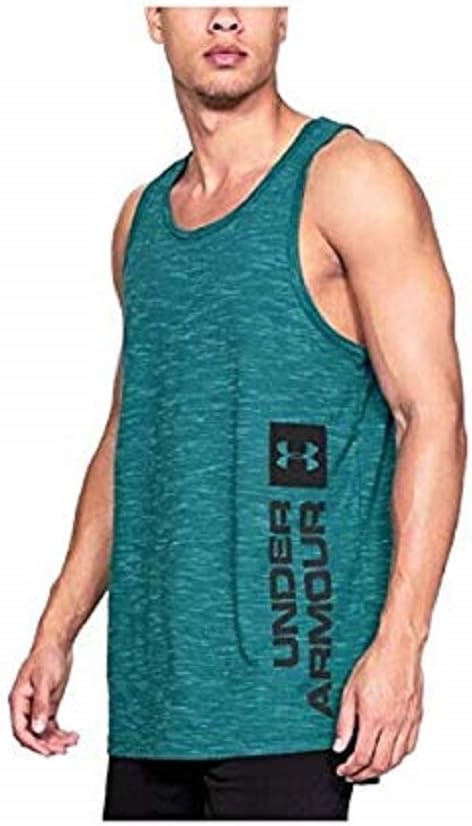 

Under Armour мужская футболка-майка Sportstyle Graphic, Loft Teal (296)/Black