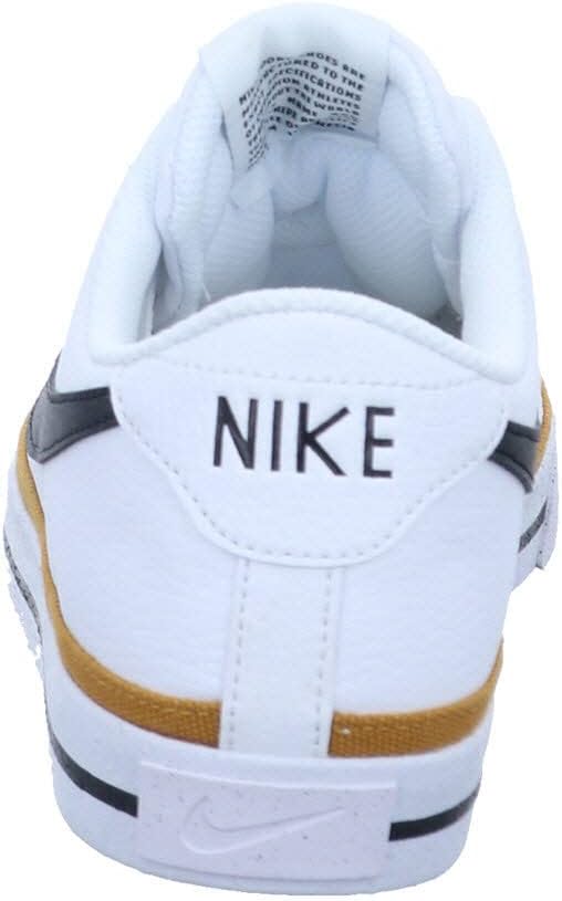 Мужские кроссовки Nike Court Legacy, White White Black Desert Ochre — фото 4