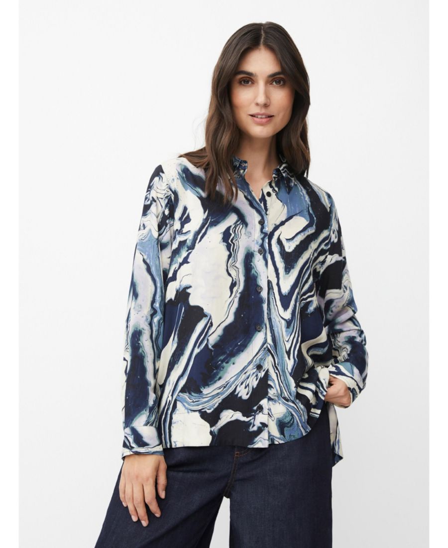 

Женская рубашка MaImanja с длинными рукавами и воротником Masai Copenhagen, Wisteria