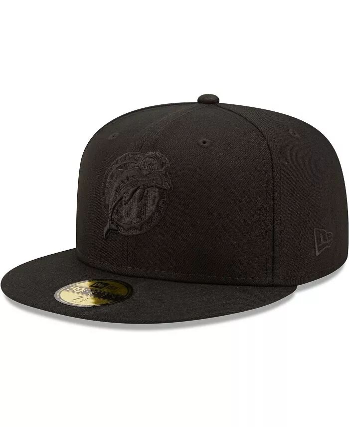 

Мужская бейсболка Miami Dolphins Black on Black Alternate Logo 59FIFTY New Era