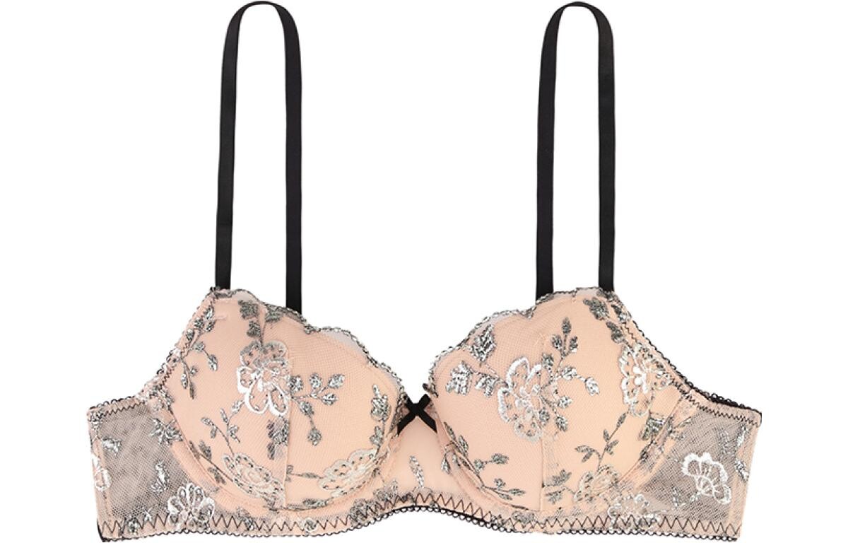 

Женский бюстгальтер Victoria's Secret, цвет Black nude floral print