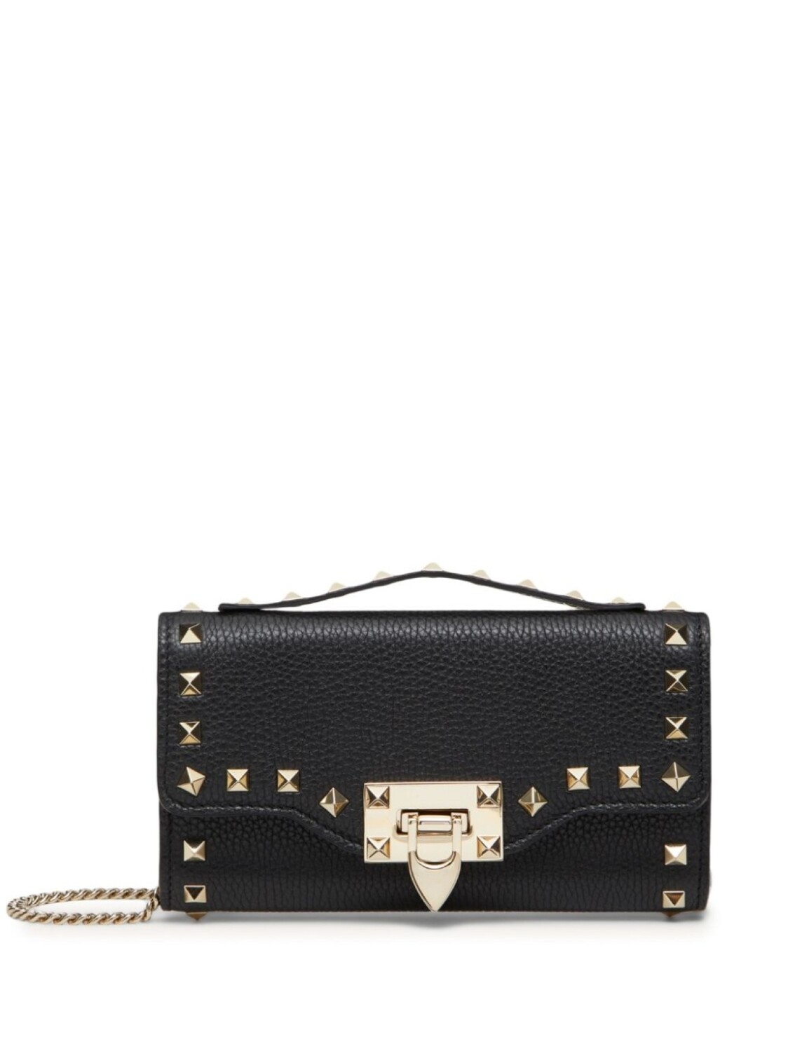 

Valentino Garavani кошелек Rockstud на цепочке, черный