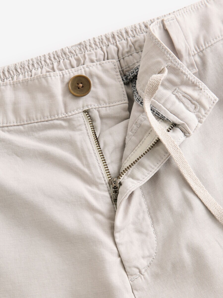 Брюки чинос Next Slim fit Chino Pants, светло-серый — фото 3
