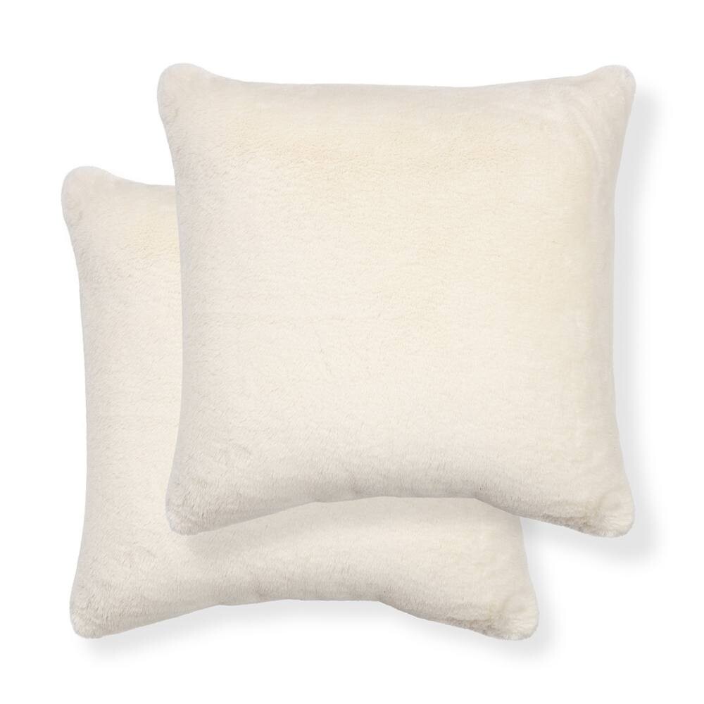 

Sonoma Goods For Life, 2 упаковки подушек из искусственного меха, цвет Ivory