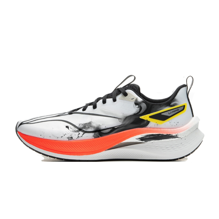 

LINING Red Hare 7 Pro амортизирующие, нескользящие и дышащие низкие кроссовки для бега мужские white