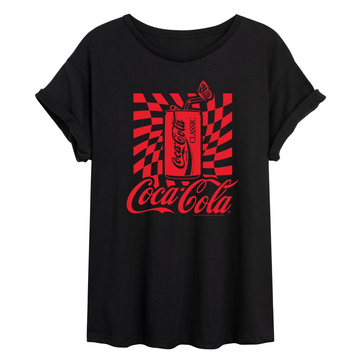 

Детская футболка Coca-Cola Can Flowy Coke с рисунком Licensed Character, черный