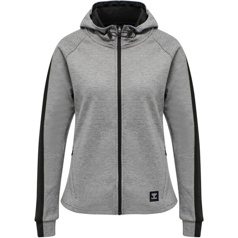 

Hmlessi Zip Толстовка женская для йоги на молнии HUMMEL, цвет grau