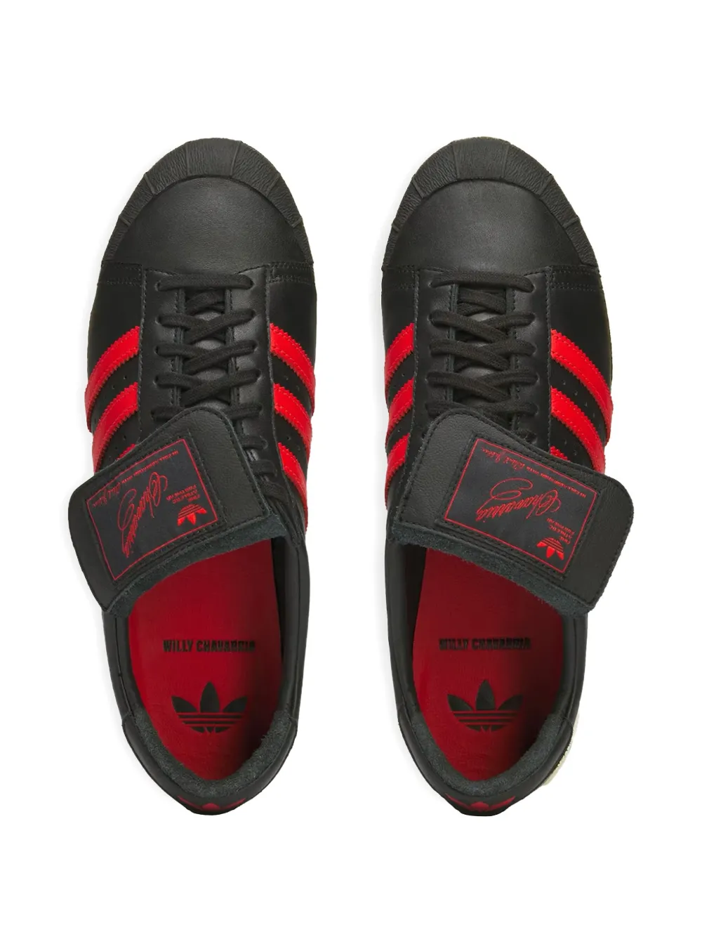 Кроссовки Jabbar Low Black/Red из коллаборации с Willy Chavarria Adidas, черный — фото 2