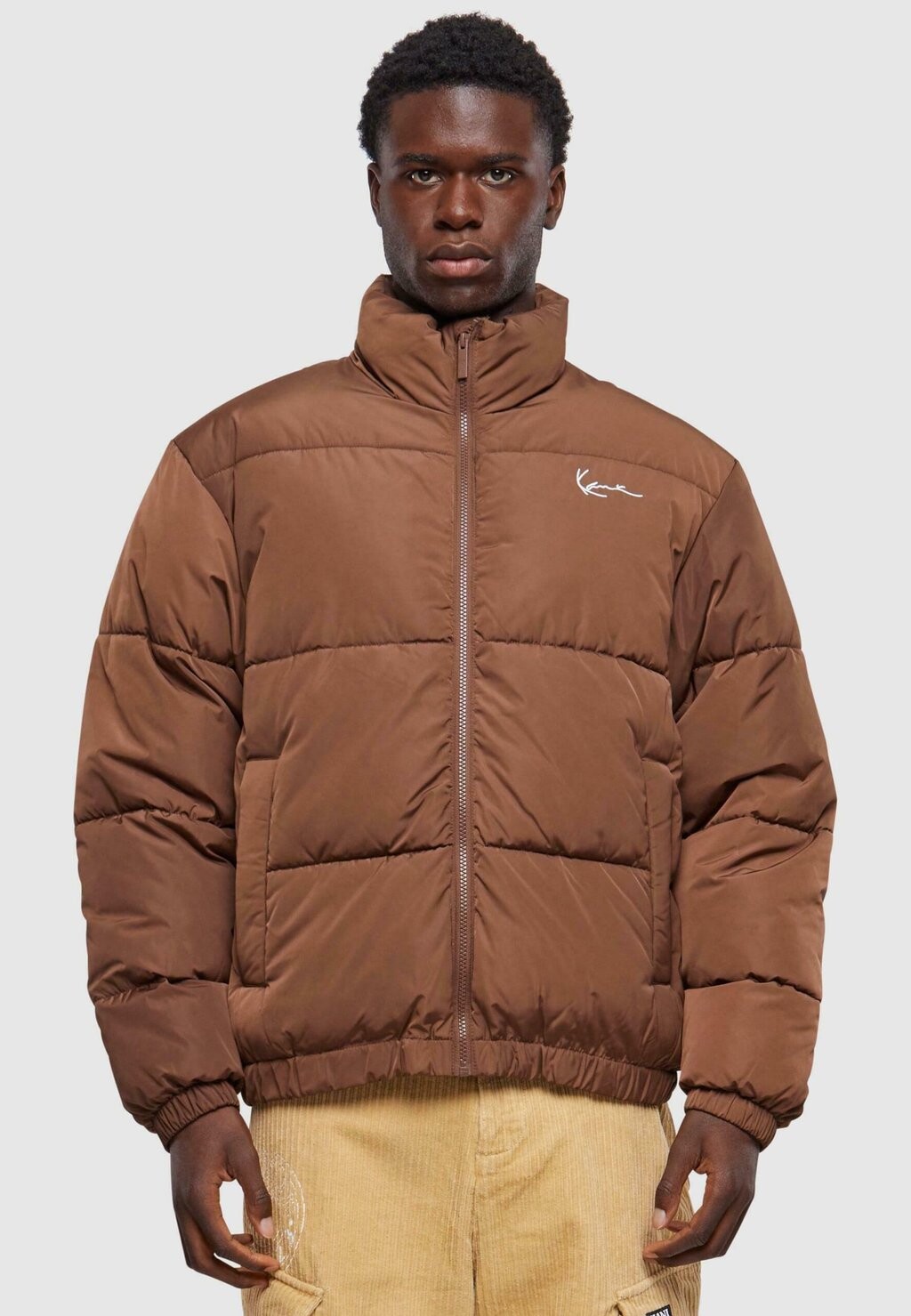 

Зимняя куртка CHEST SIGNATURE PUFFER Karl Kani, цвет brown