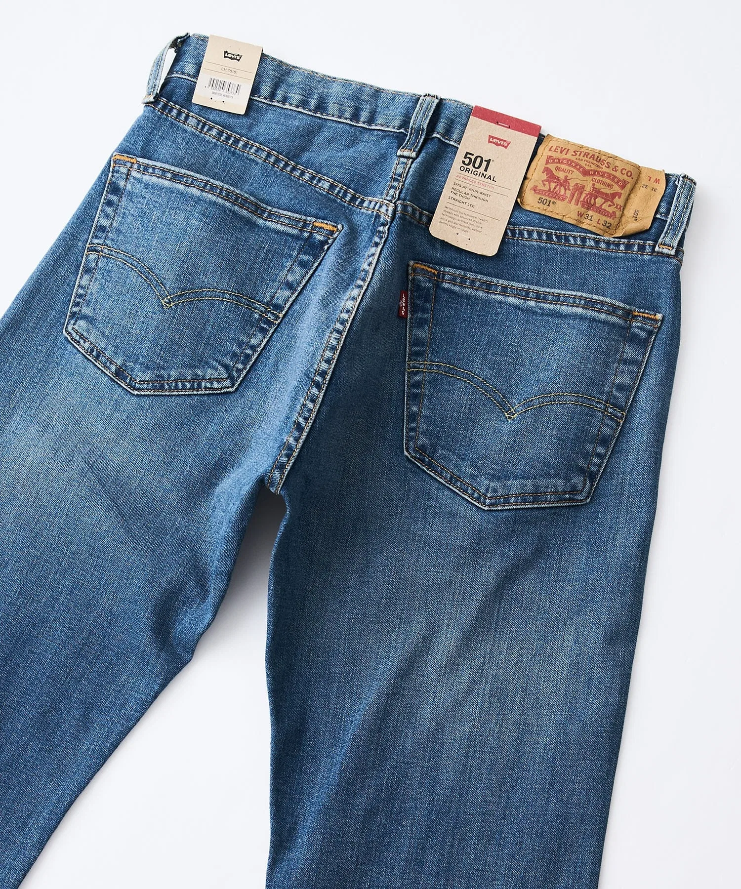Джинсы Levi's/(M)501 Оригинальный крой 00501 Levi's Levi'S, D-Blue — фото 3