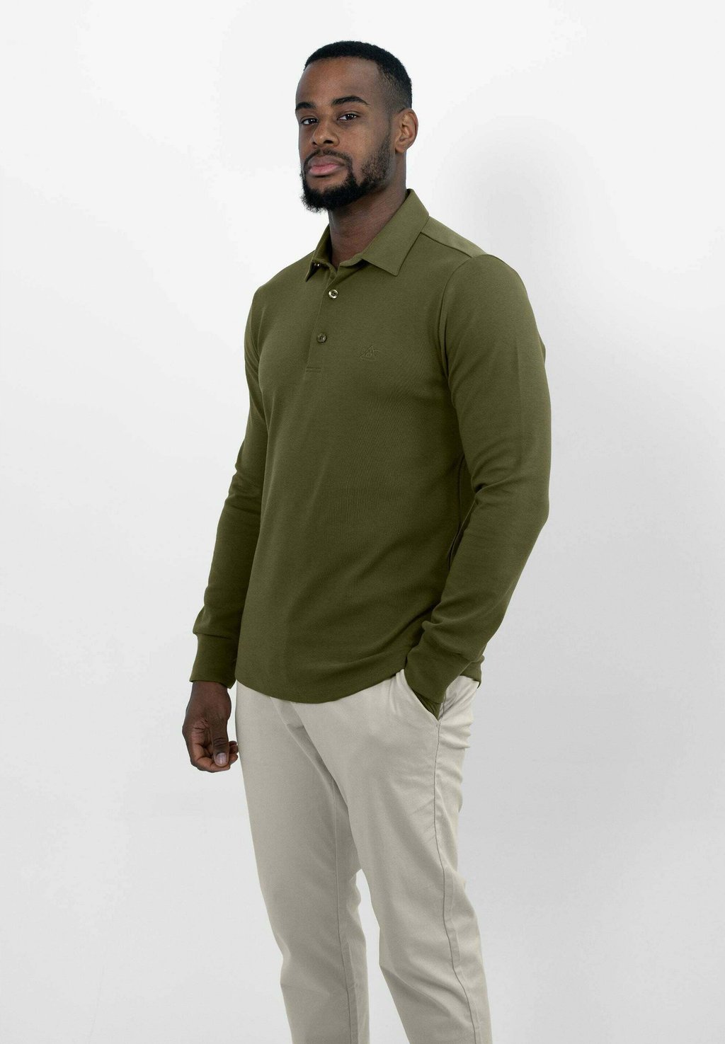 

Лонгслив Polo shirt Vercate, оливковый