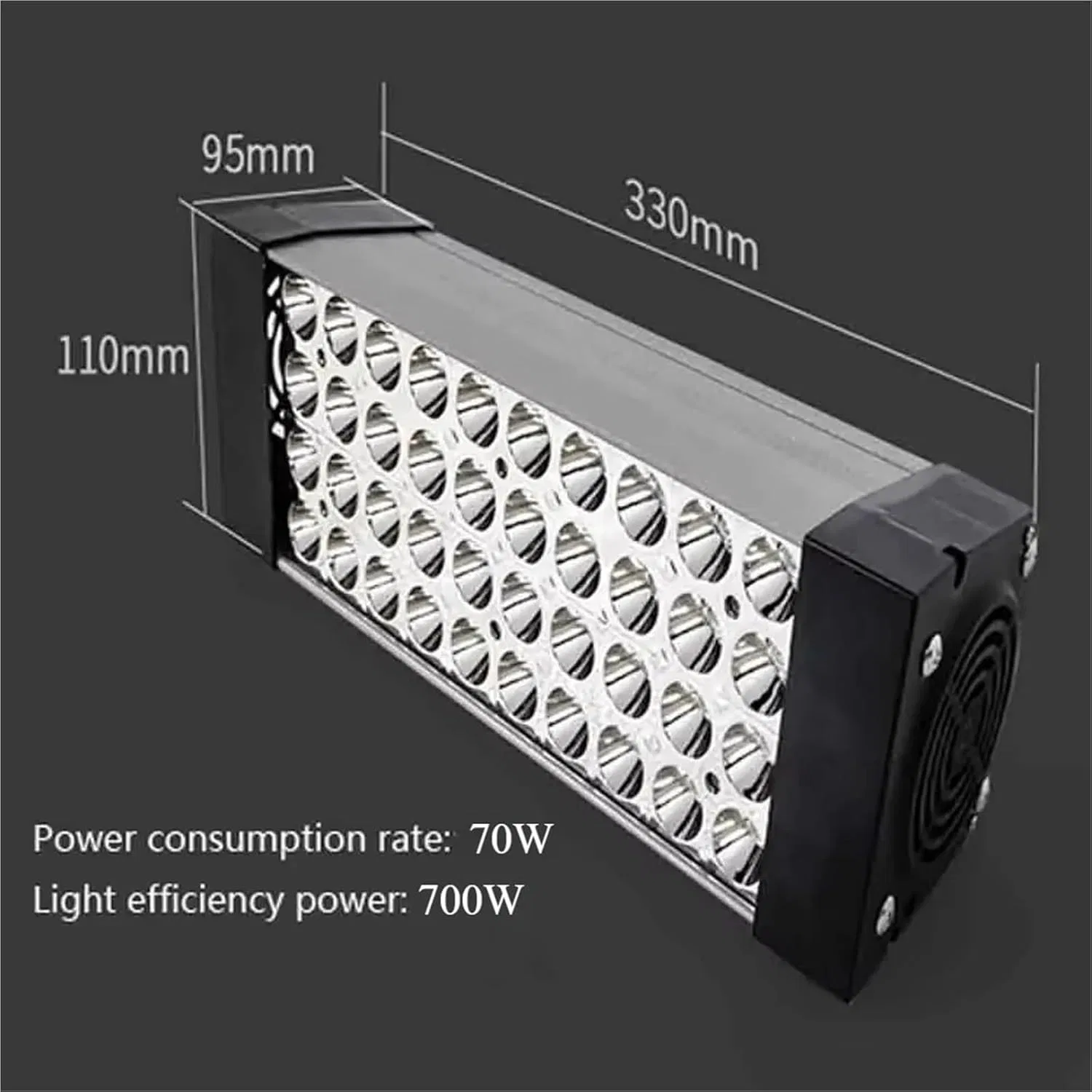 УФ-лампа для отверждения смолы 700 Вт ‎Airyssfu, 40Leds 700W — фото 2