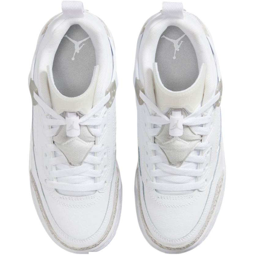 Jordan Spizike нескользящие износостойкие низкие детские баскетбольные кроссовки white — фото 4