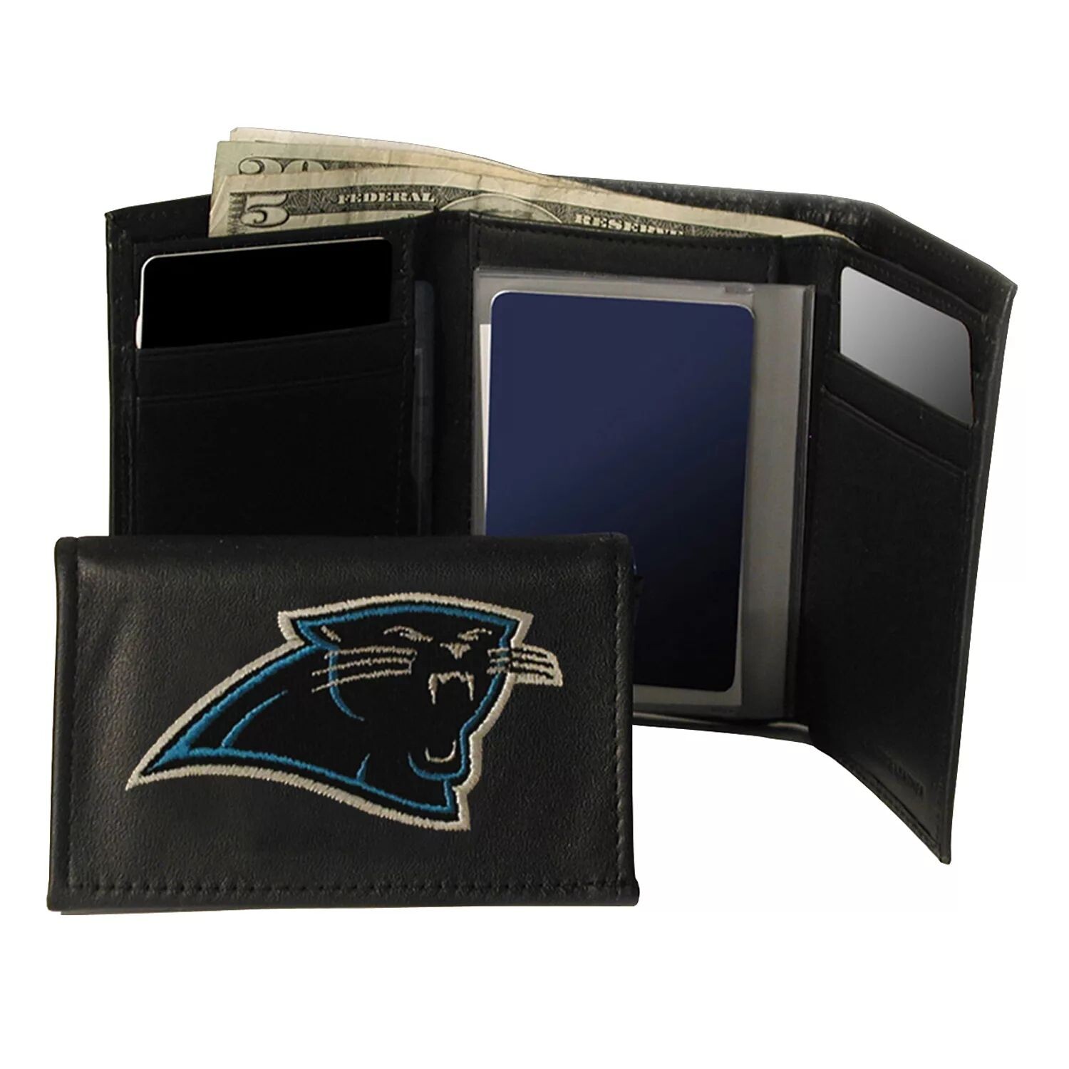 

Кошелек тройного сложения Carolina Panthers