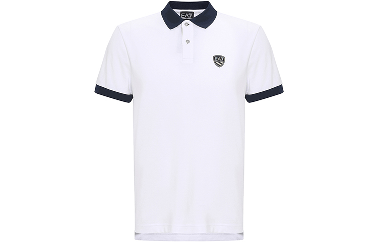 

EMPORIO ARMANI Футболка-поло EA7 SS22 мужская белая, Белый, EMPORIO ARMANI Футболка-поло EA7 SS22 мужская белая