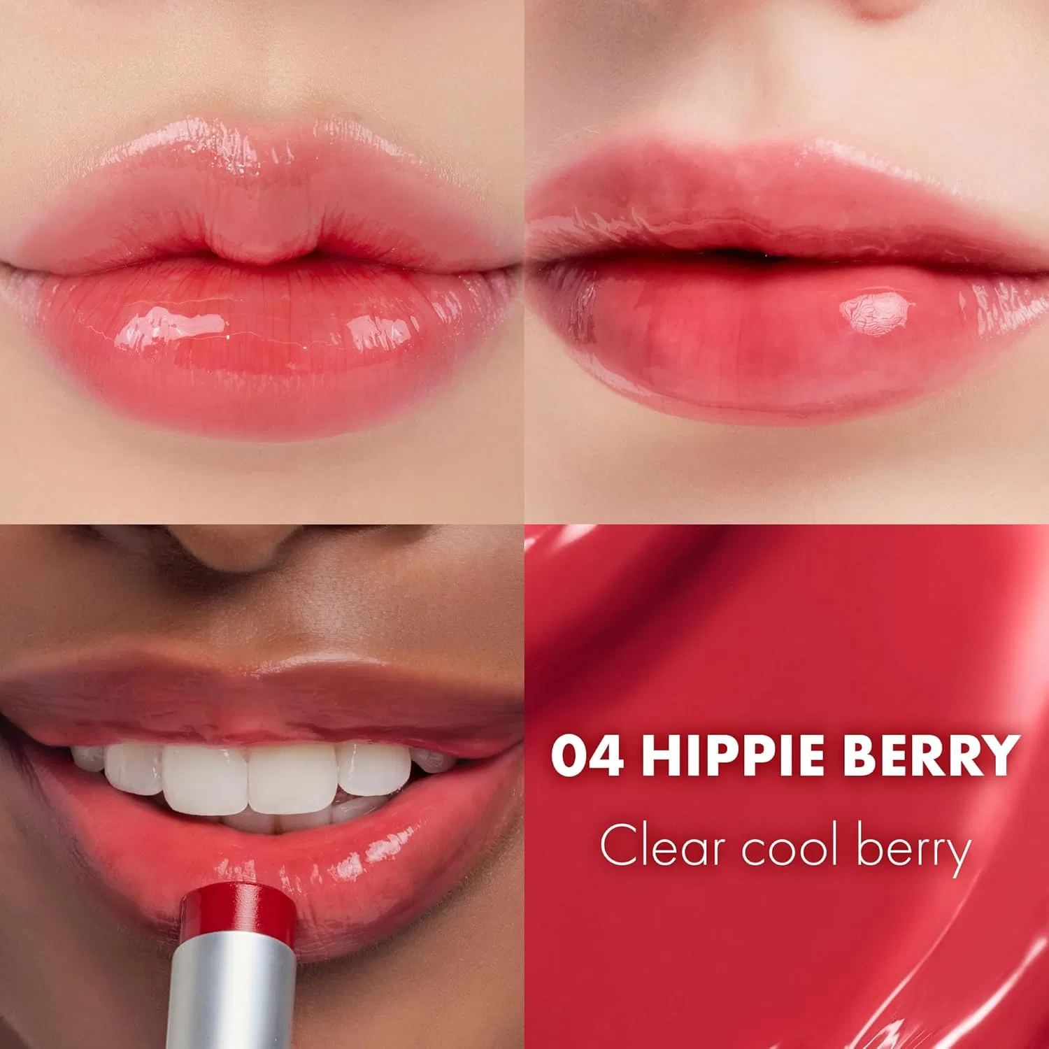 Бальзам для губ глянцевый Rom&nd Glasting Melting Balm 04 Hippie Berry 3.5 г — фото 4