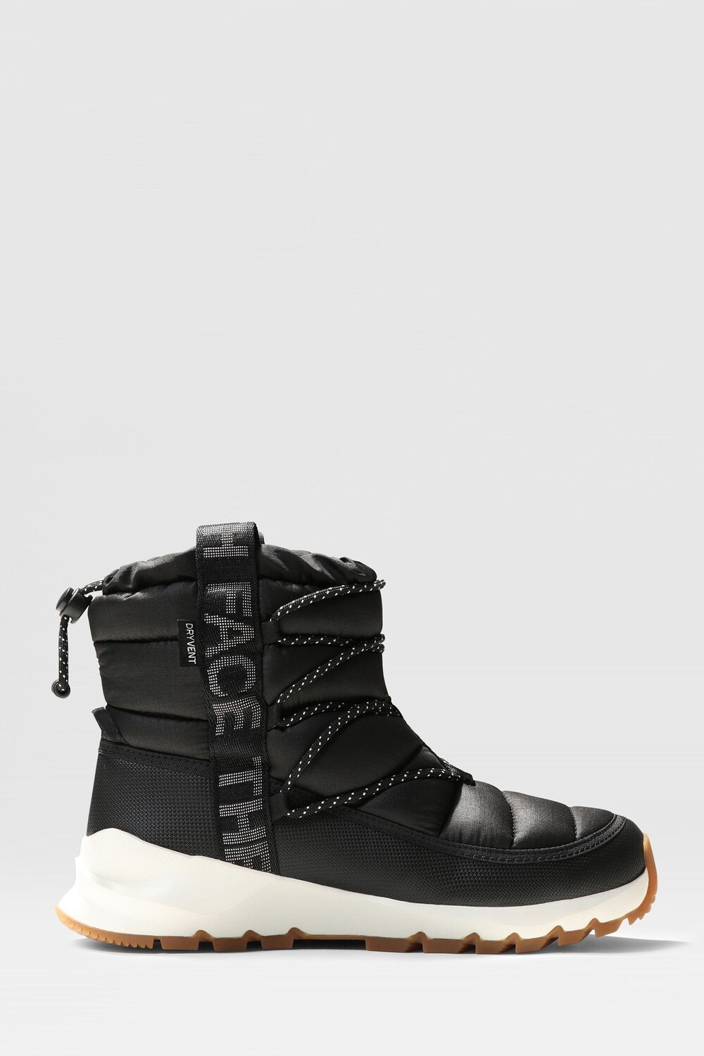 Женские полусапоги The North Face Thermoball стеганые на шнуровке, черный