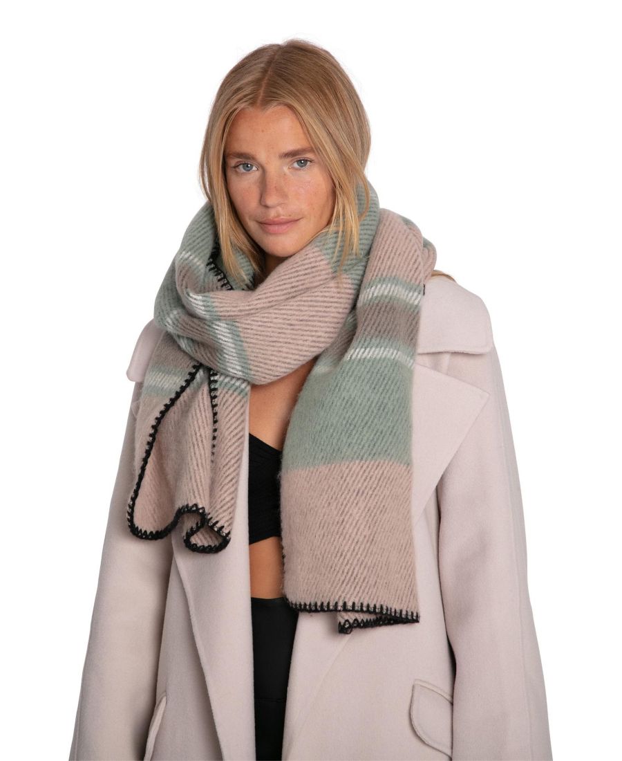 

Шарф с изображением полевых цветов Belle & Bloom, Pink