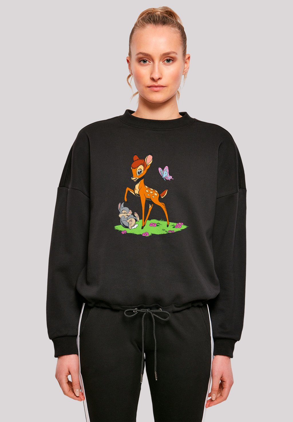 

Толстовка DISNEY BAMBI LACHT MIT KLOPFER F4NT4STIC, черный
