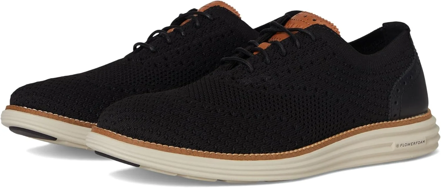 Мужские оксфорды Cole Haan Originalgrand Stitchlite, черный/бежевый