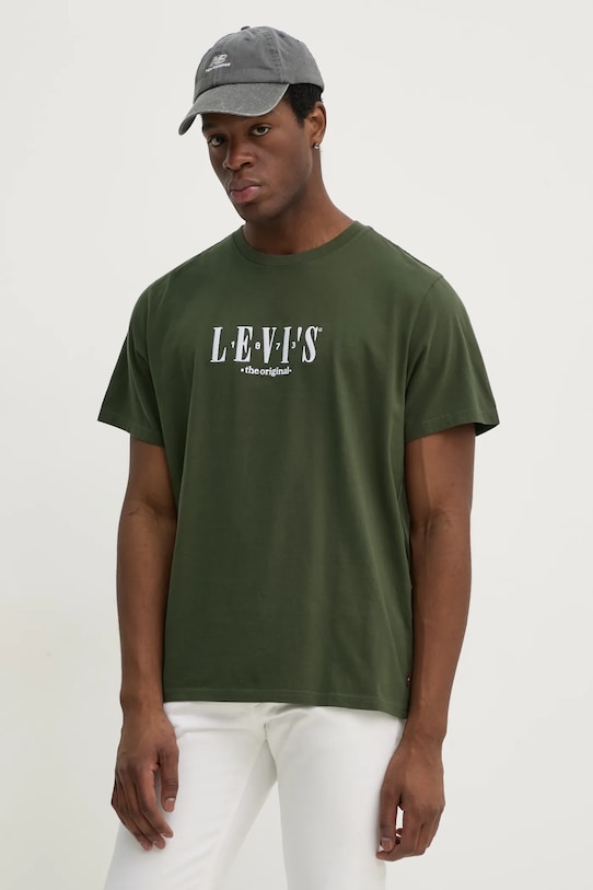 

Футболка хлопковая SS Relaxed Fit Tee Levi'S, зеленый