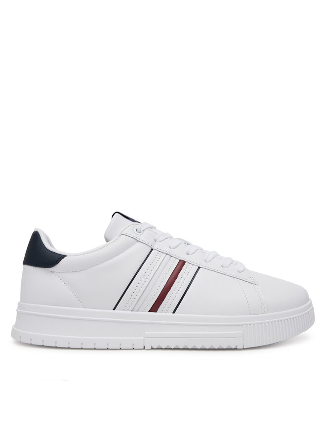 

Кроссовки Modern Cupsole Stripes Lth FM0FM05406 Tommy Hilfiger, белый