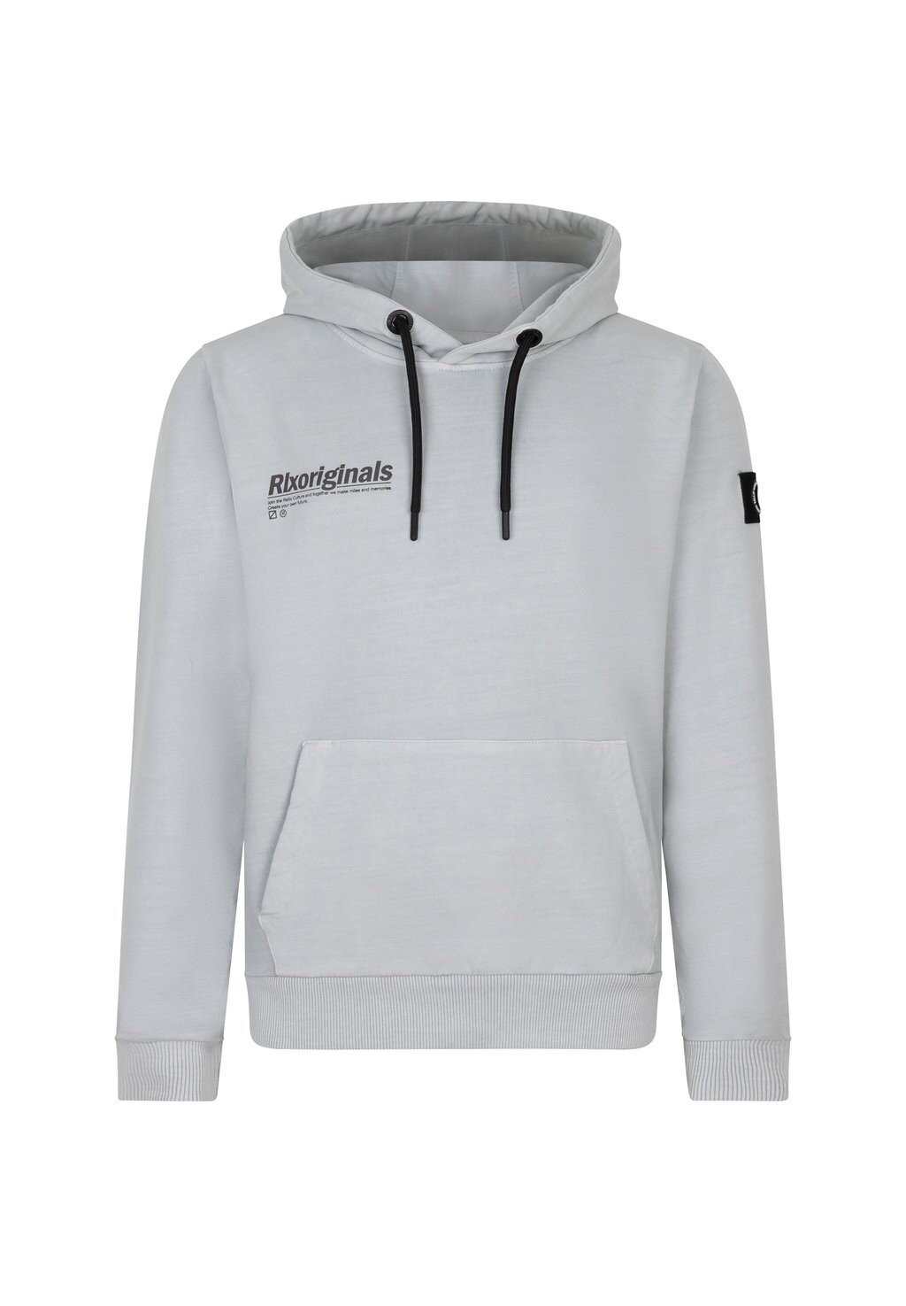 

Толстовка с капюшоном OVERSIZED Rellix, серый