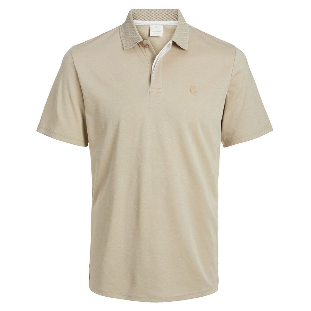 

Поло с коротким рукавом Jack & Jones Rodney, бежевый