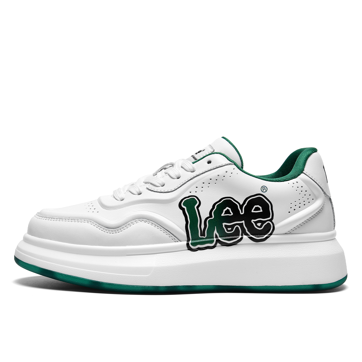 

Мужские кроссовки Lee Fashion White: удобные, универсальные, классические, модные низкие скейтбордские туфли красного цвета