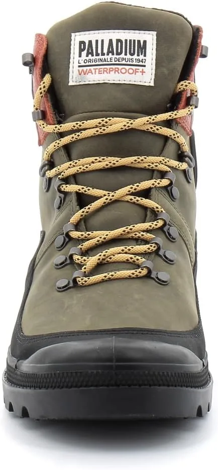 Мужские ботинки Palladium Pallabrousse Hkr WP+ для активной ходьбы, зеленый — фото 2