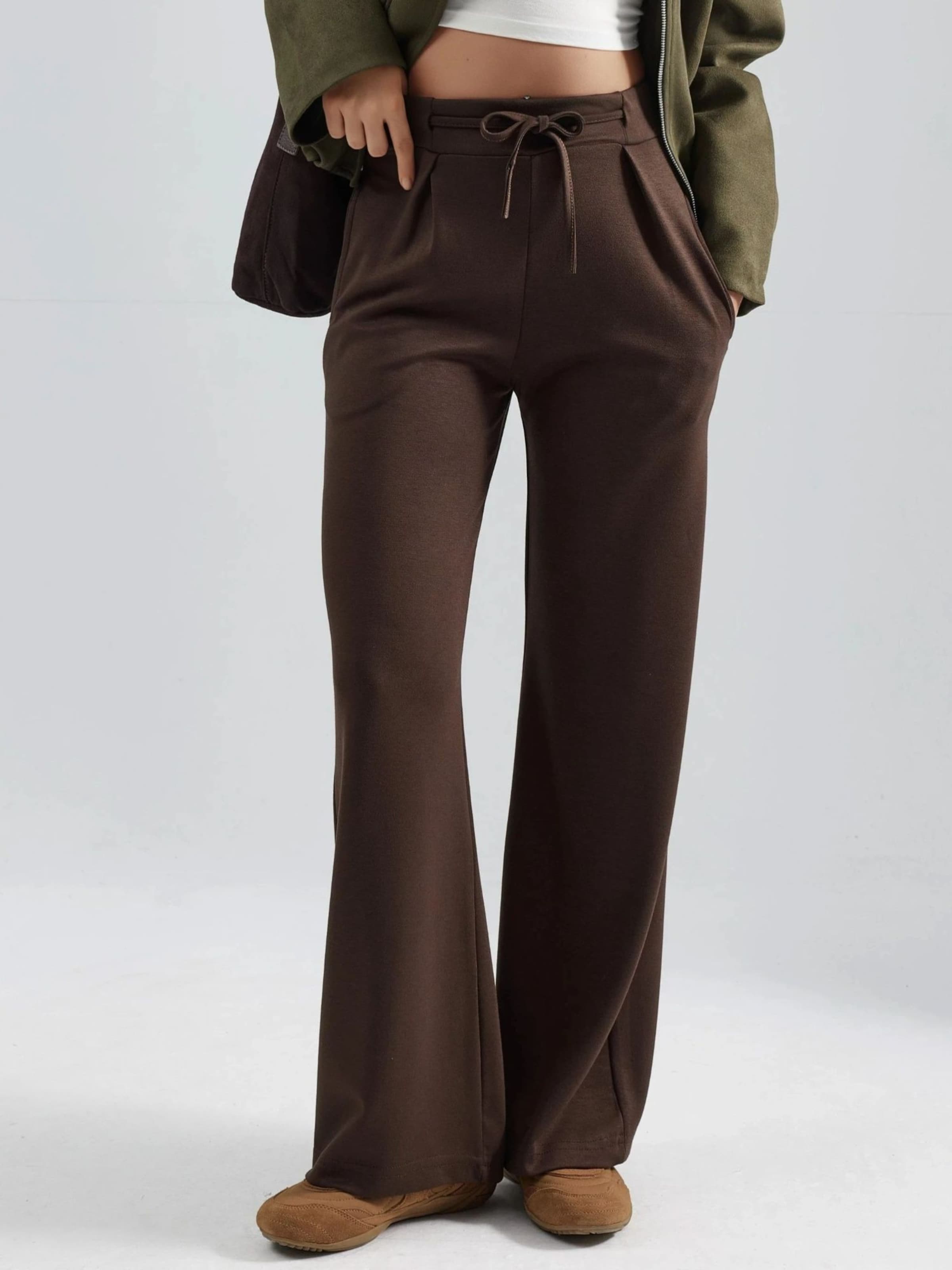 

Hiccup Широкие брюки в цвете мокко