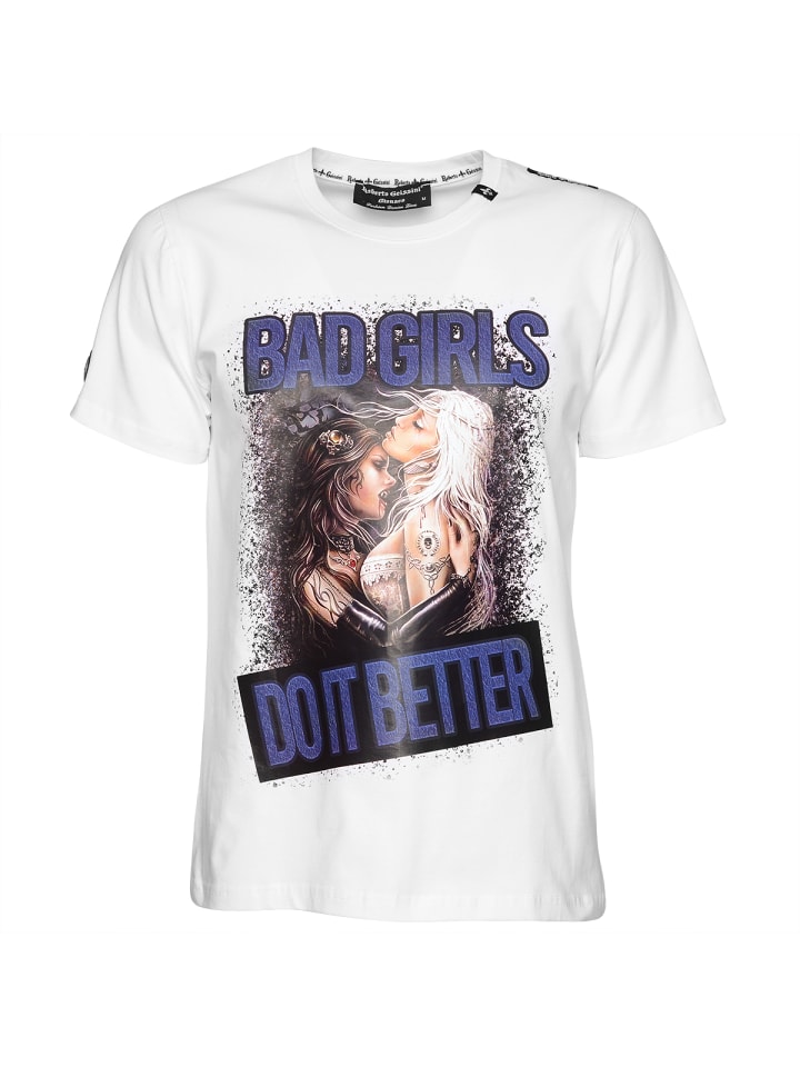 

Футболка Bad Girls белая унисекс Roberto Geissini, Белый, Футболка Bad Girls белая унисекс Roberto Geissini