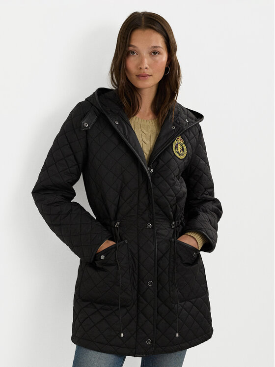 

Куртка прямого кроя переходная 297951264001 Lauren Ralph Lauren, черный