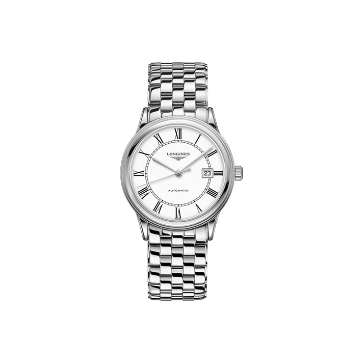 

LONGINES Часы Men's Military Flag Collection Watch, White Dial